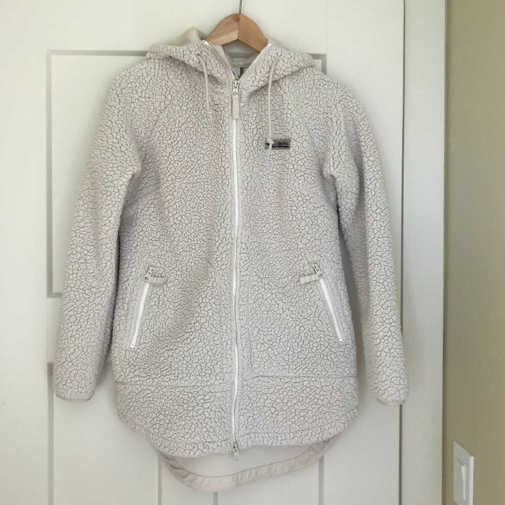 Women's Long Columbia Sherpa Jacket | XS